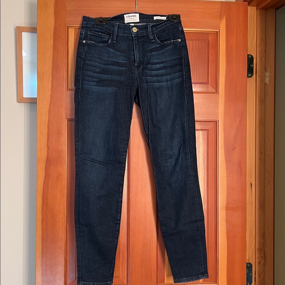 Frame Dark Blue Denim Jeans